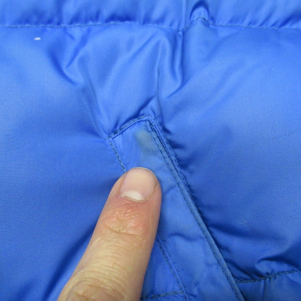North Face Down Jacket Men Large Blue Puffer Wind… - image 3